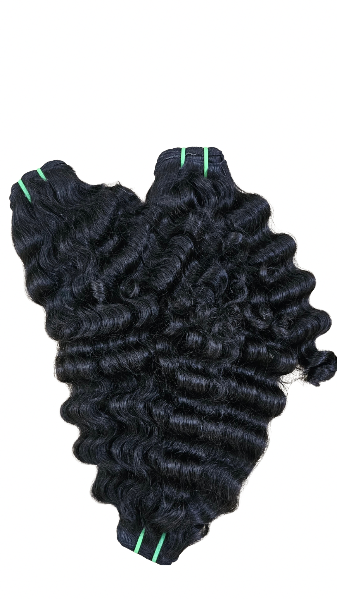Raw Indian Curly bundles
