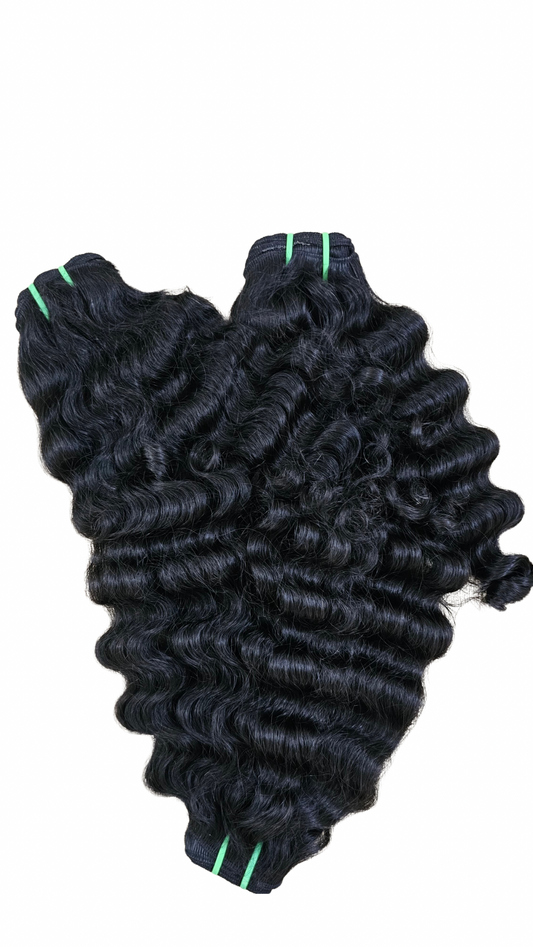 Raw Indian Curly bundles